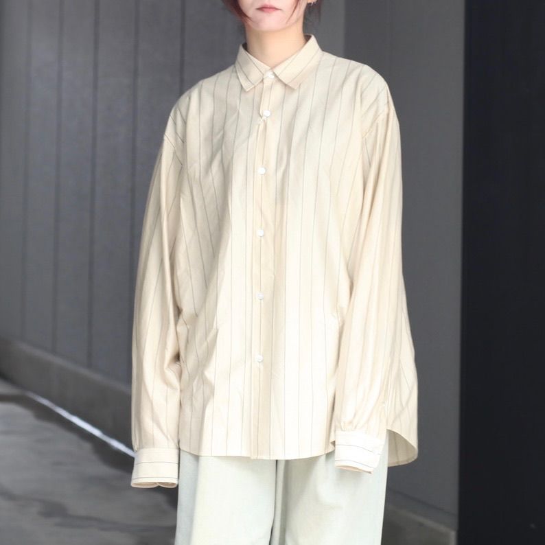 【残り一点】46G Stripe Modest Shirt