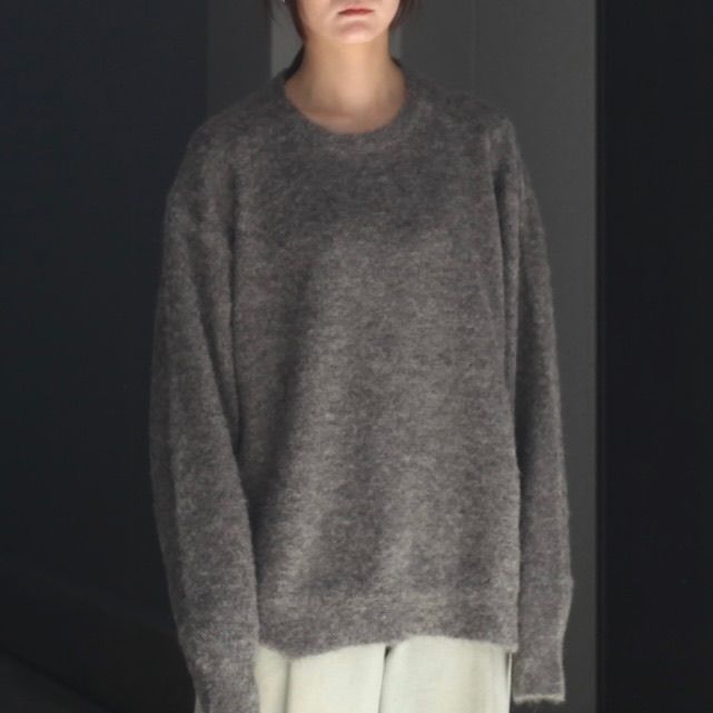 【残り一点】Wool/Alpaca Milled Knit Crew Neck LS
