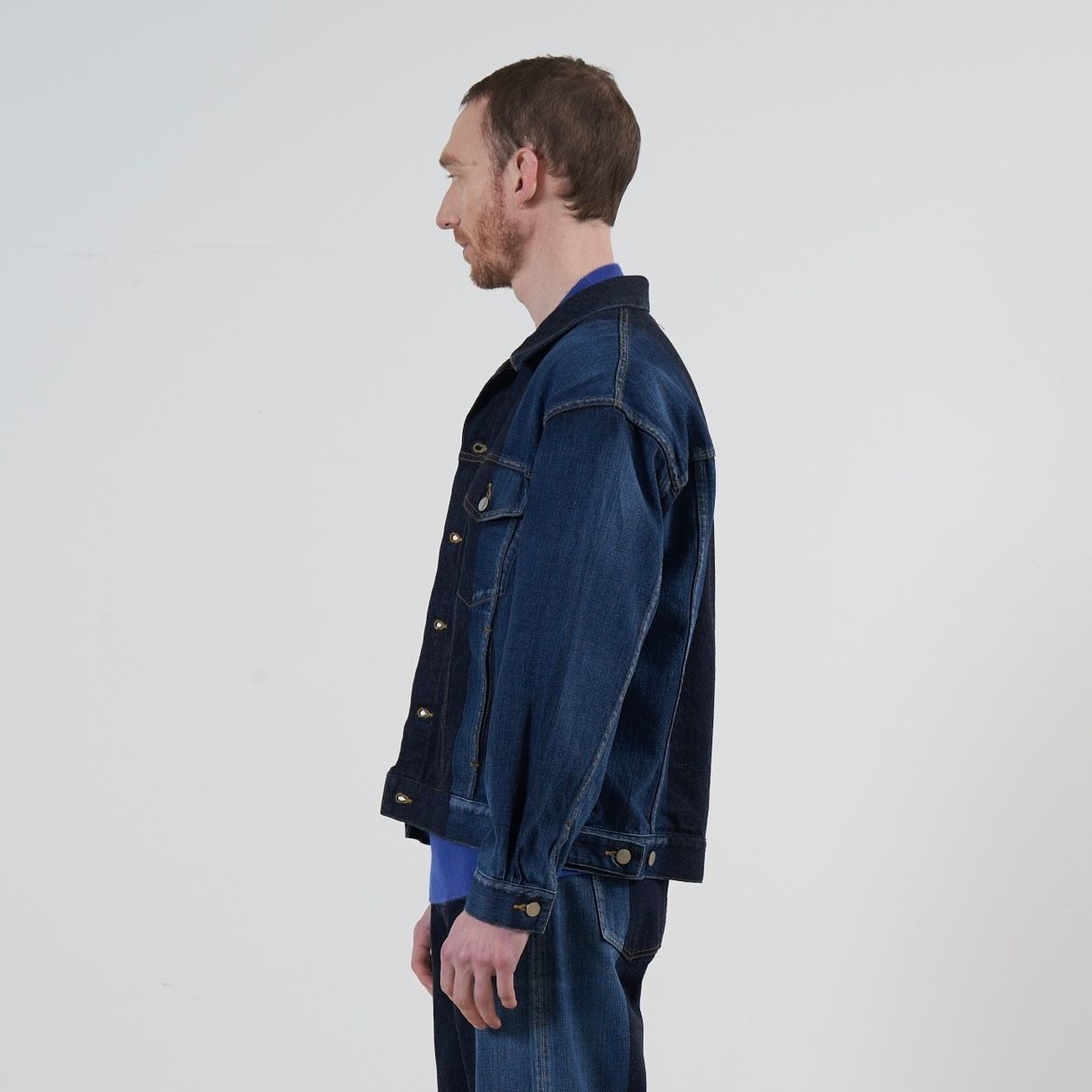 YOKE - 【残り一点】Laser Processed Denim Trucker Jacket | ACRMTSM ONLINE STORE