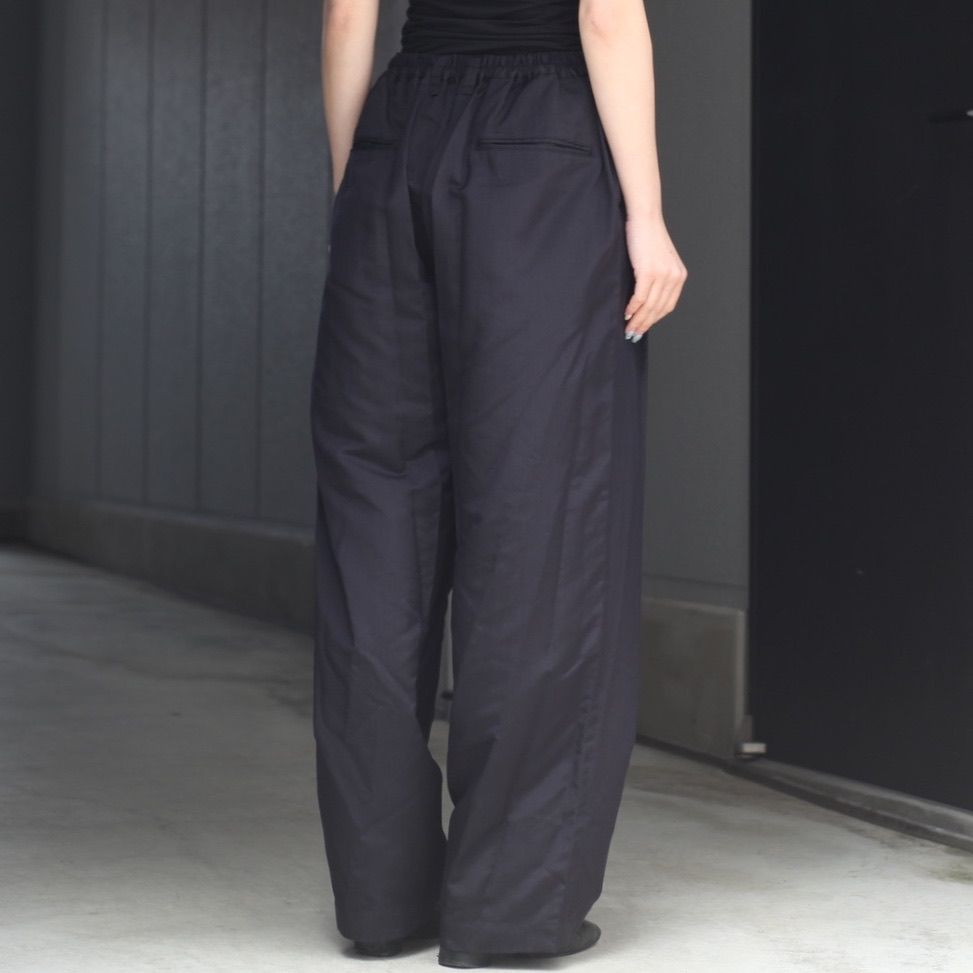 【残りわずか】Silk Cupro Twill Wide Easy Trousers