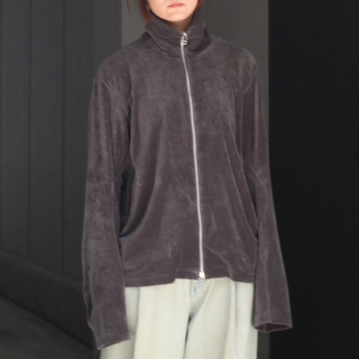 【残り一点】Velour Zip Up Track Top