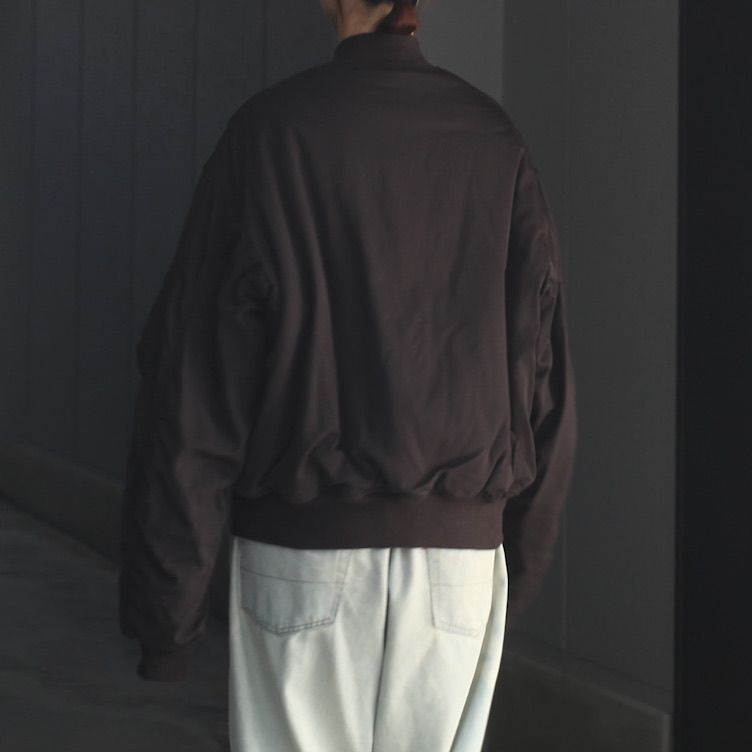 【残り一点】Wool Washer Twill Flight Jacket