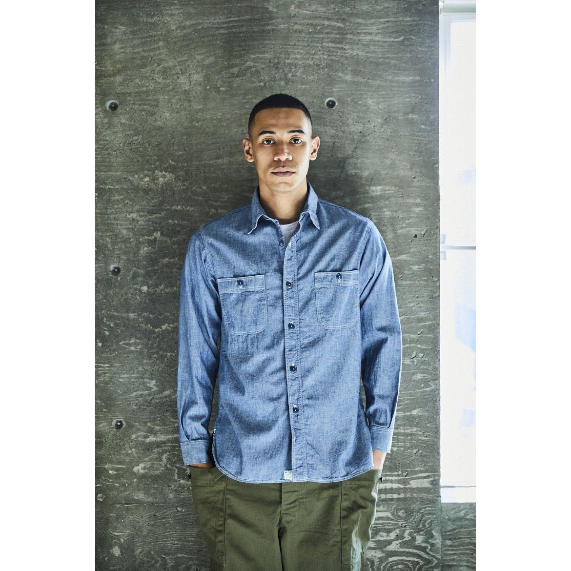 【残りわずか】Chambray Work Shirt
