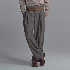 【残り一点】Double Inverted Tuck Trousers