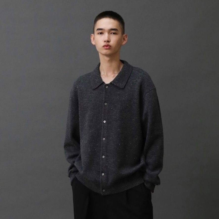 【残り一点】Scape Polo Wool Cardigan