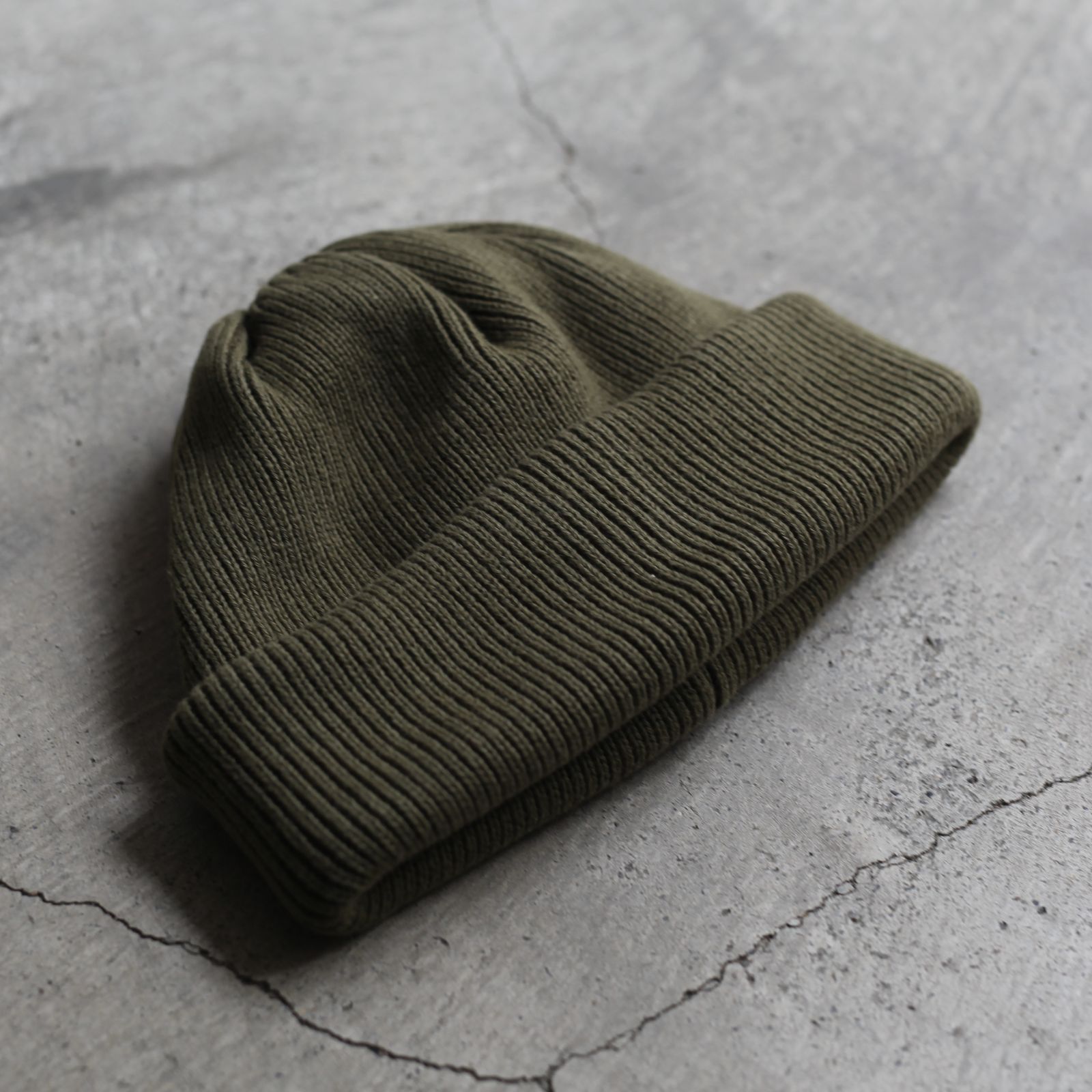 【再販売通知受付可能】Knit Cap(KHAKI)