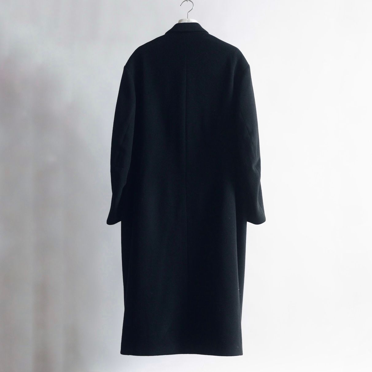 【残り一点】Draped Dart Wool Cashmere Chesterfield Coat