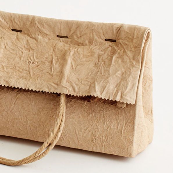 【残り一点】Paper Leather Clutch Bag