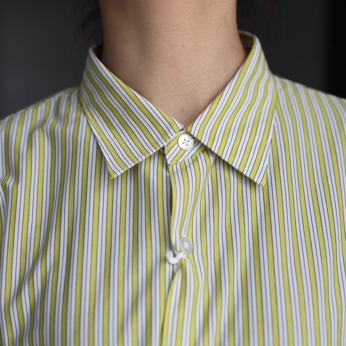 【残り一点】46G Stripe Modest Shirt