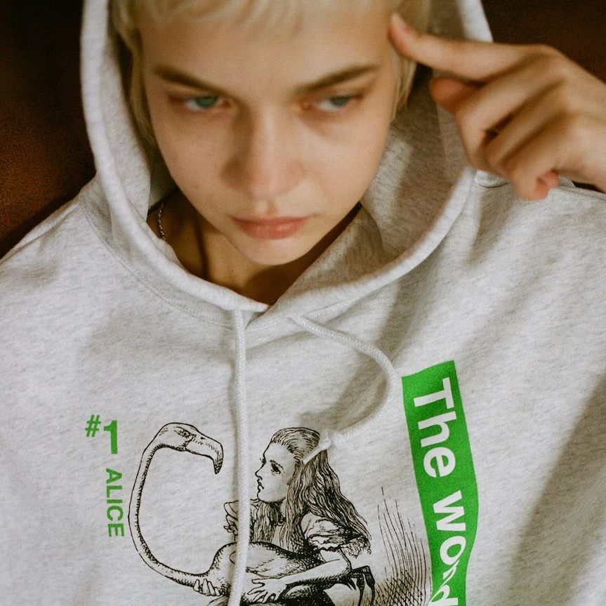 【残り一点】Oversized Print Hoodie