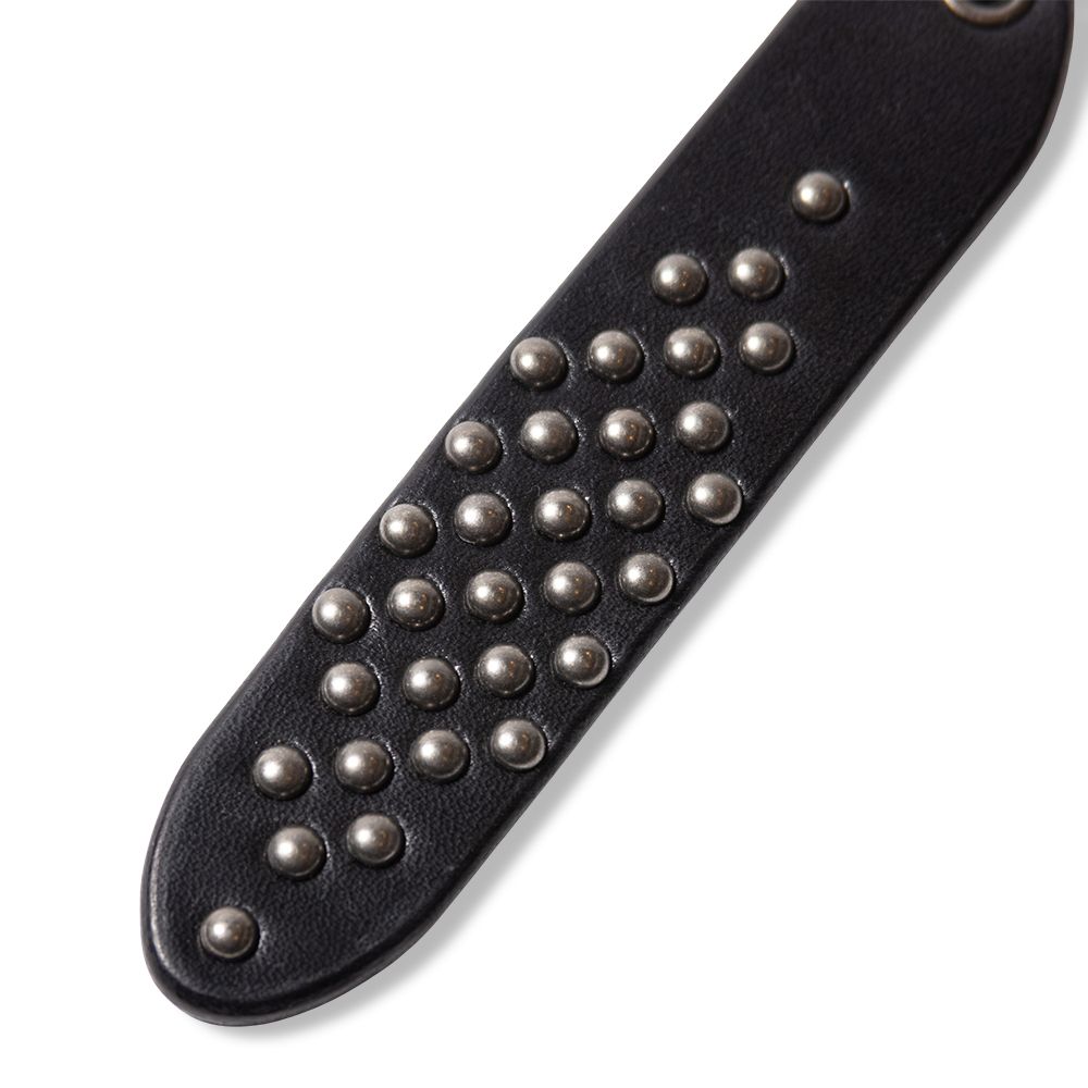 【残り一点】Round Studs Leather Key Ring(BTYPE)