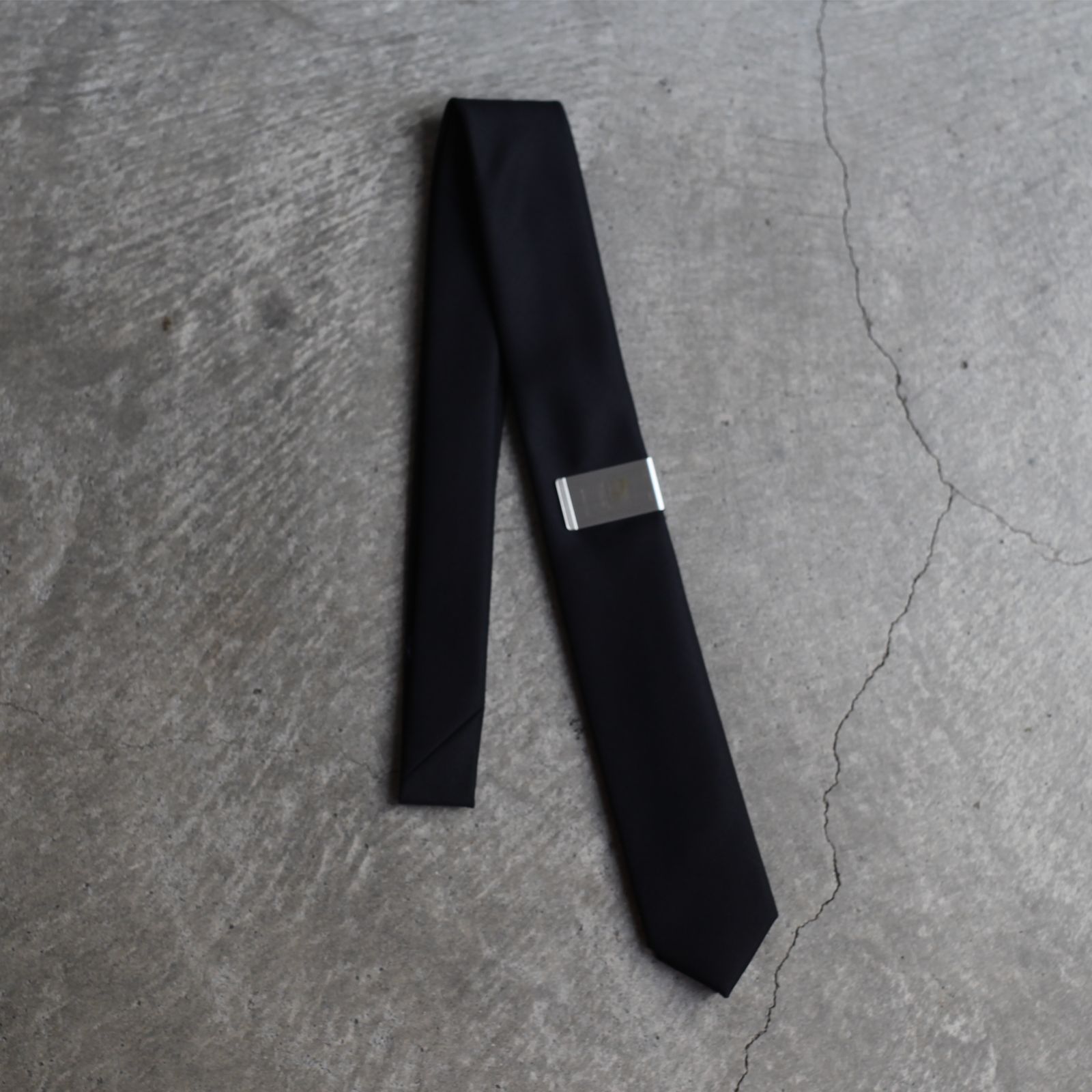 DAIRIKU - 【残り一点】Wool Tie with Money Clip(WOOL BLACK ...