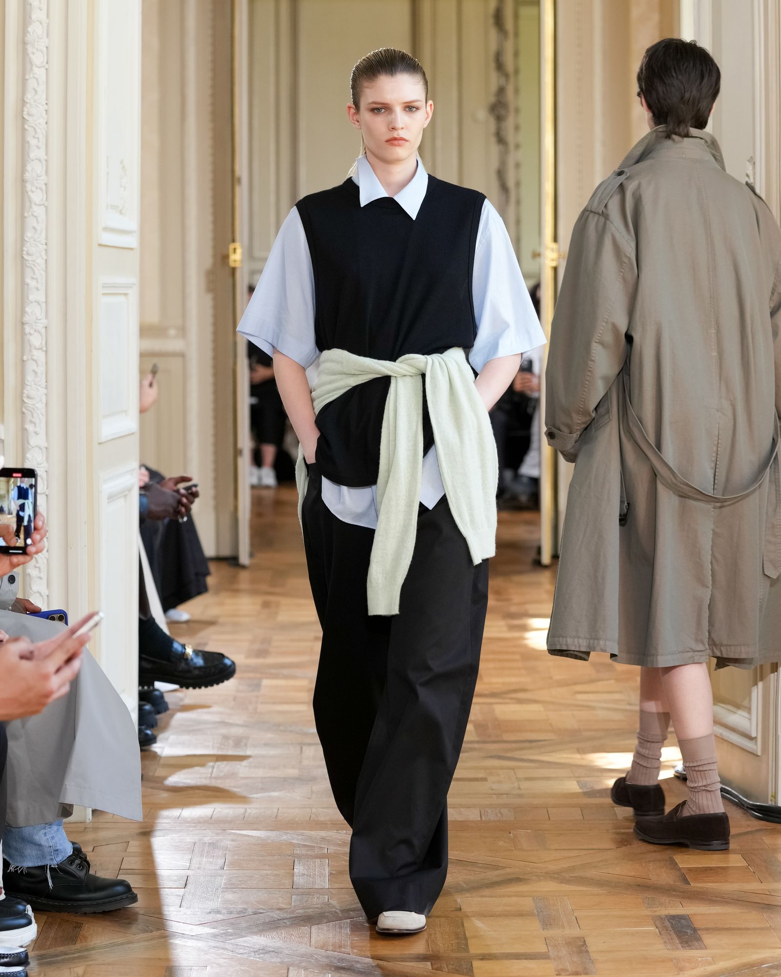 ssstein - 【残りわずか】Fine Wool Oversized No Sleeve Tee