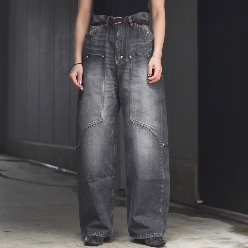 FAF - 【残り一点】Newcommune Aged Baggy Denim | ACRMTSM