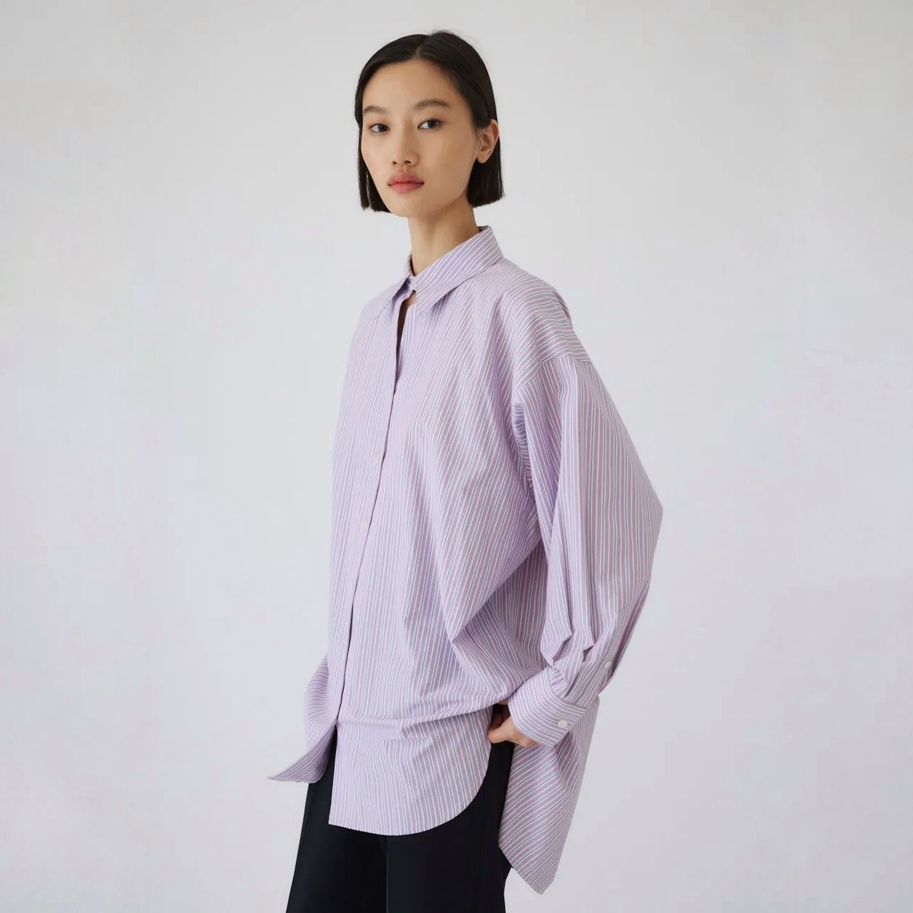 RIM.ARK - 【残り一点】Back Volume Stripe SH | ACRMTSM ONLINE RIM.ARK - 【残り一点】Back Volume Stripe SH | ACRMTSM ONLINE