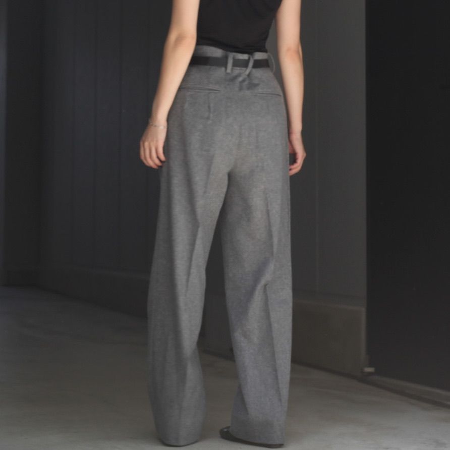 【再販売通知受付可能】W/CA Beaver Straight Trousers