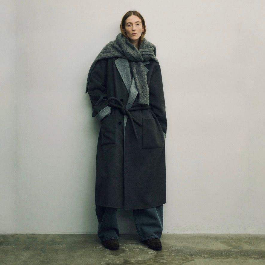 【残り一点】Wool/Cashmere Reversible Notch Lapel Coat