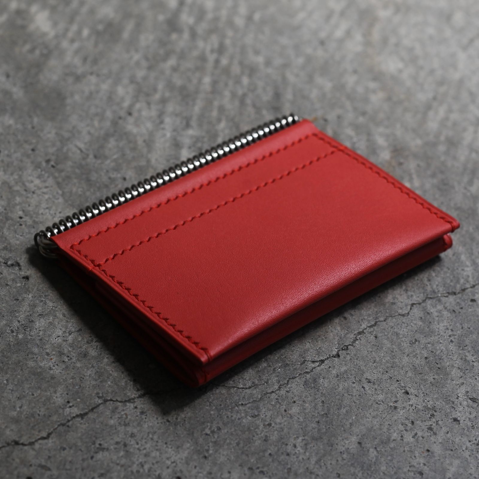 【残り一点】Coil Spring Card Case(HELIX_COW)