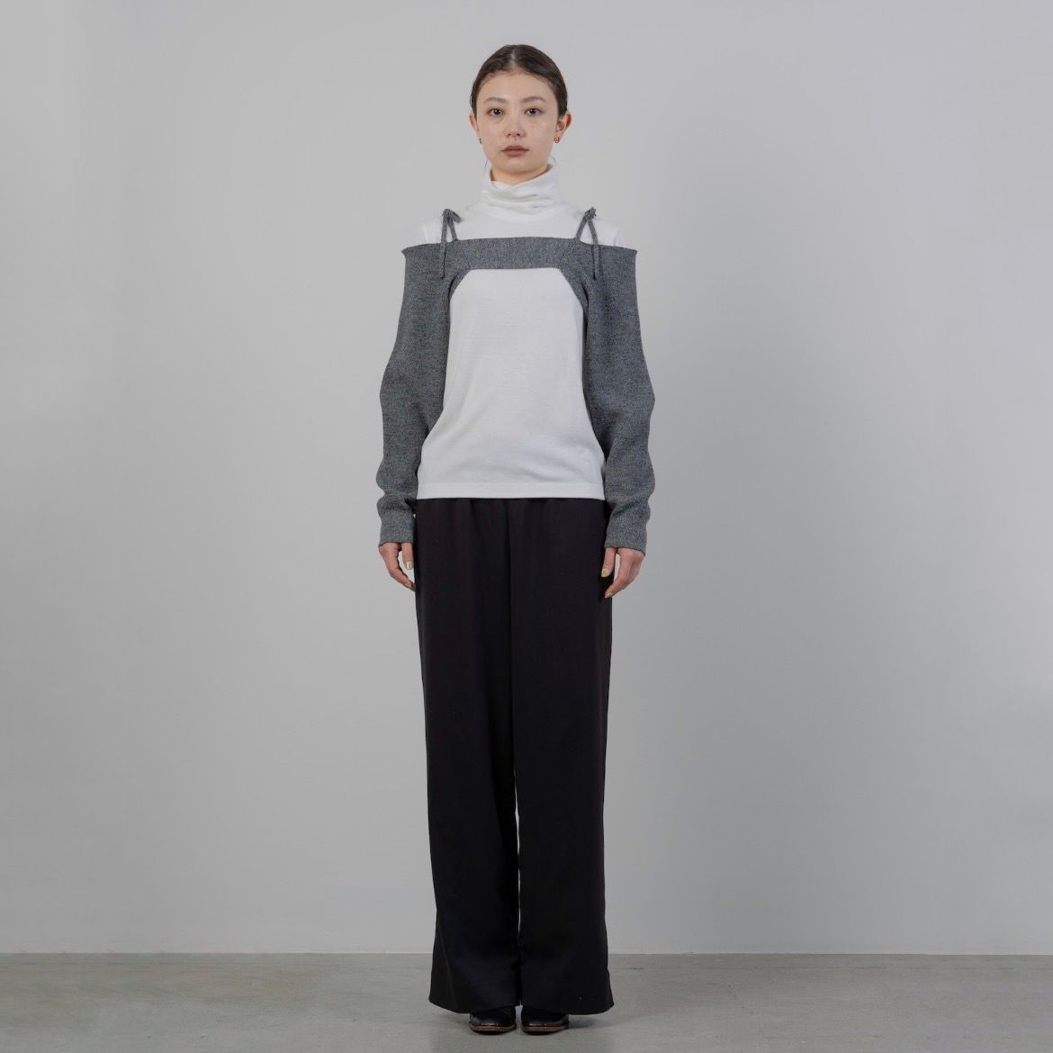【残り一点】Washable Wool Dia Suit Off Shoulder Sleeves