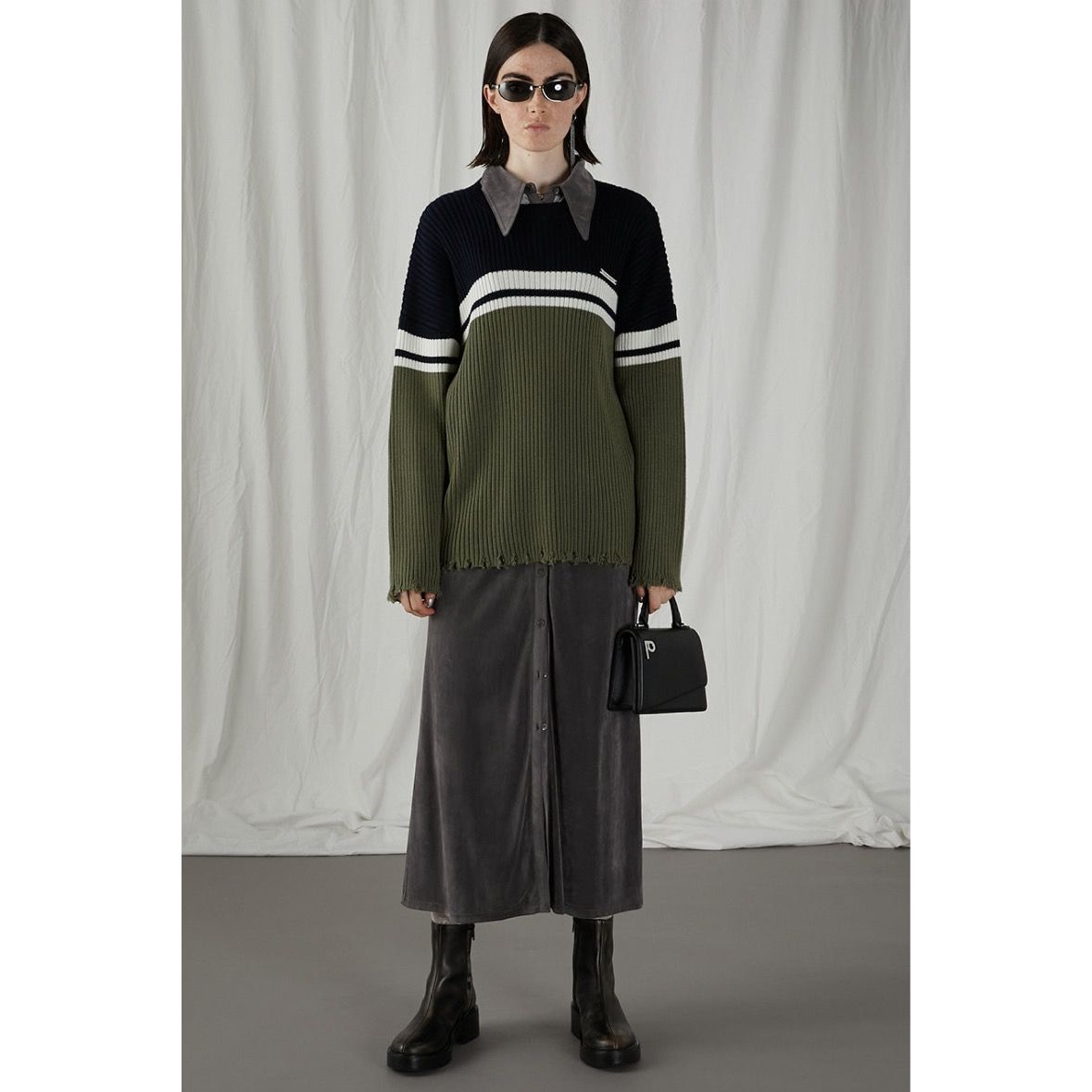【残り一点】Border Over Knit