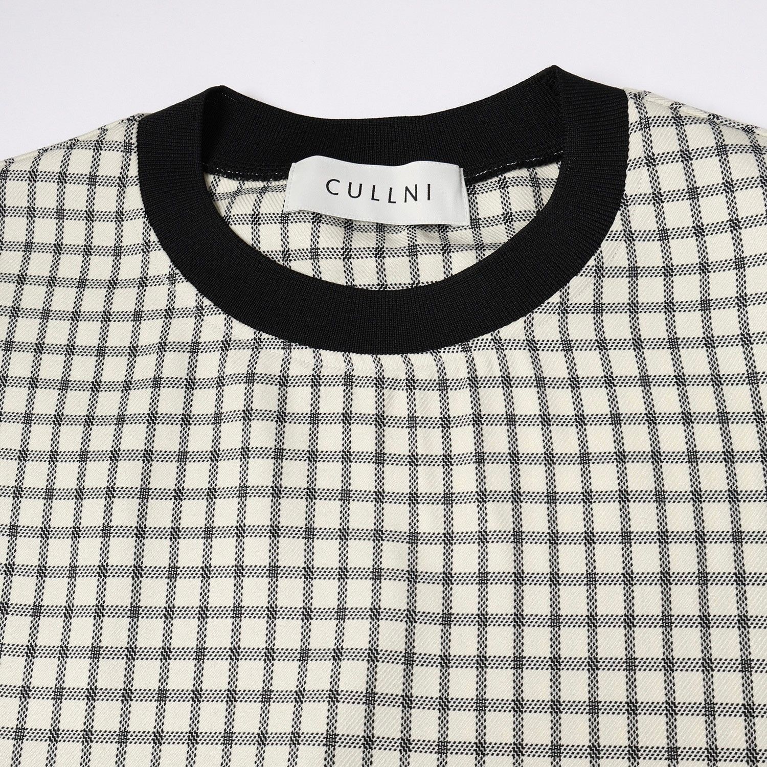 【残り一点】Check Drawstring Long Sleeve Pullover