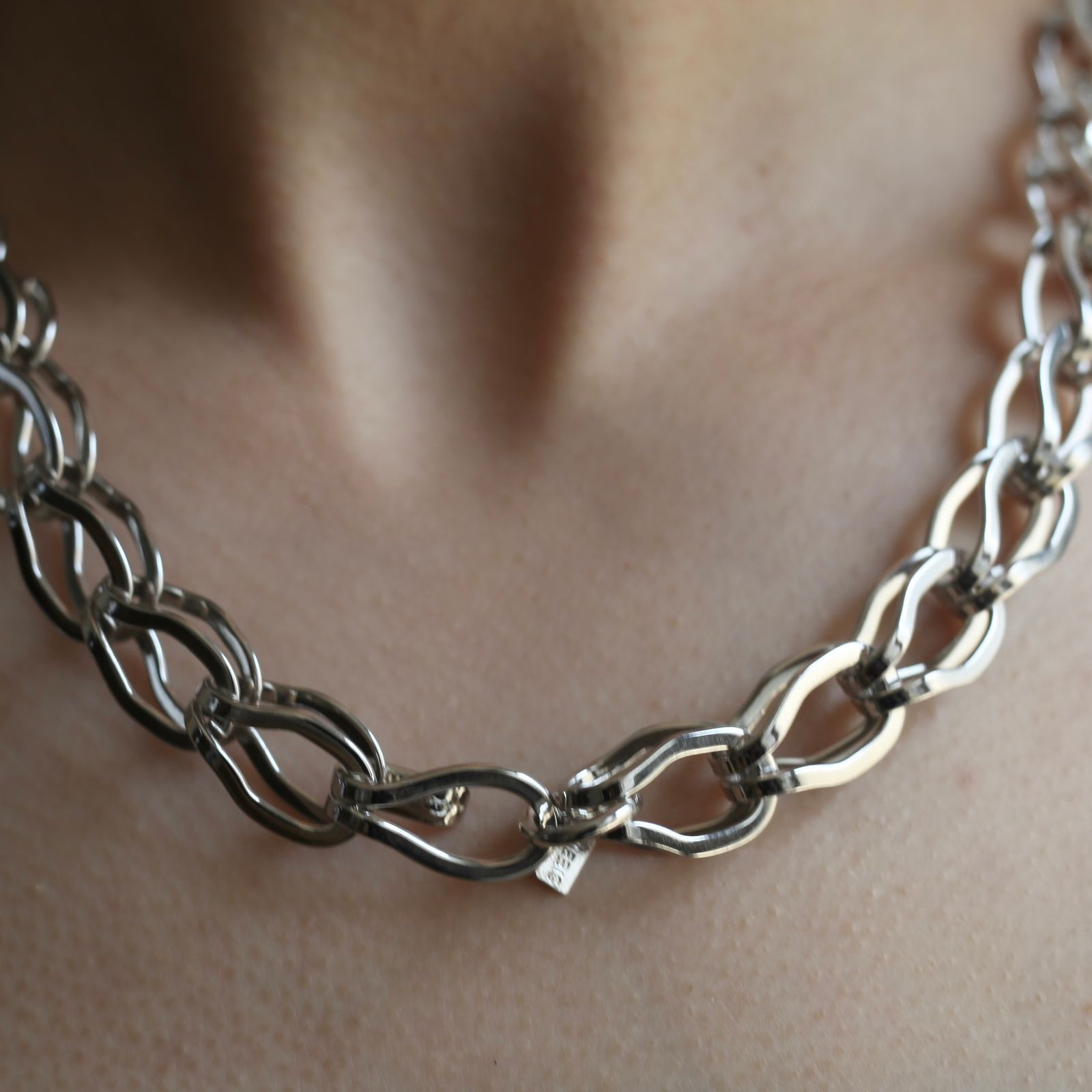 【残り一点】Hand Chain Necklace(SILVER)