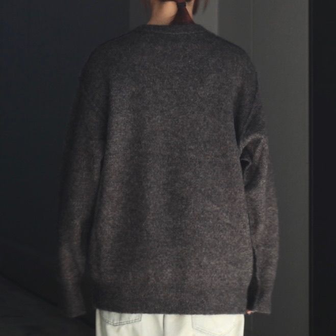 【残りわずか】Wool/Alpaca Knit Crew Neck LS