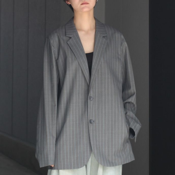 ATON - 【残りわずか】Wool Tropical Tailored Jacket | ACRMTSM ATON - 【残りわずか】Wool Tropical Tailored Jacket | ACRMTSM