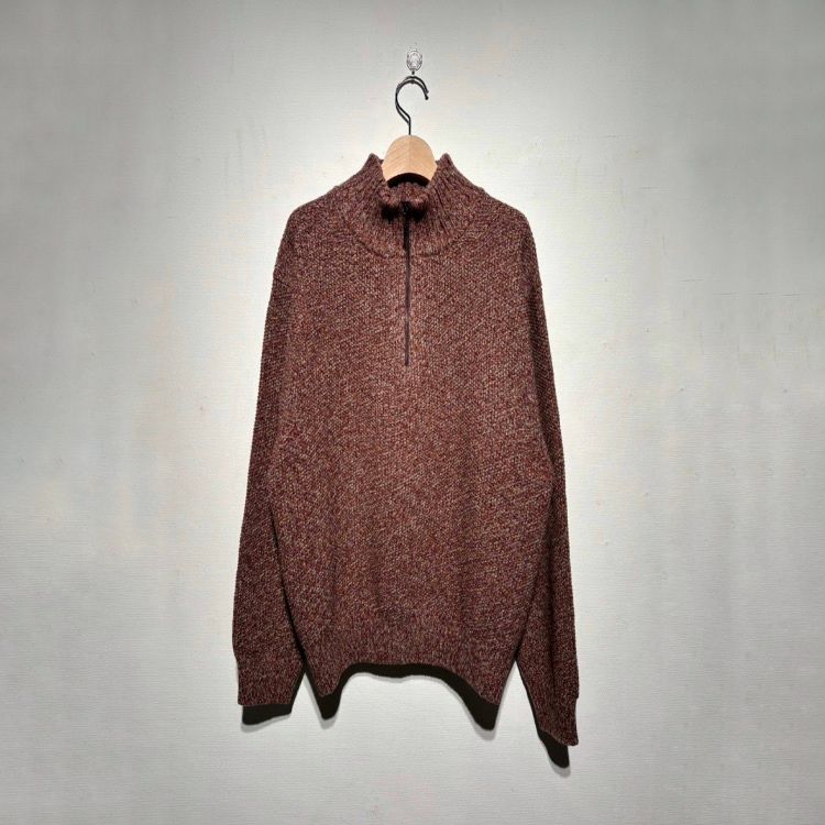【残り一点】Wool Kanoko Half Zip P/O