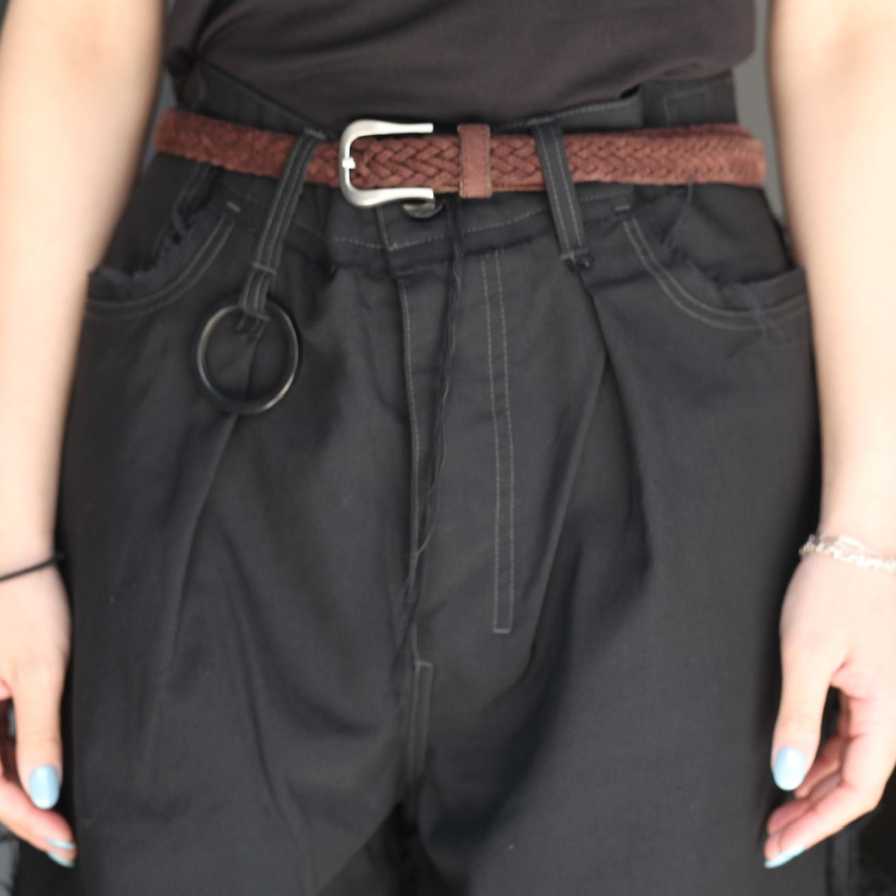 【残り一点】Slash Seam Twist Wide Trousers(CLASSIC TROPICAL)