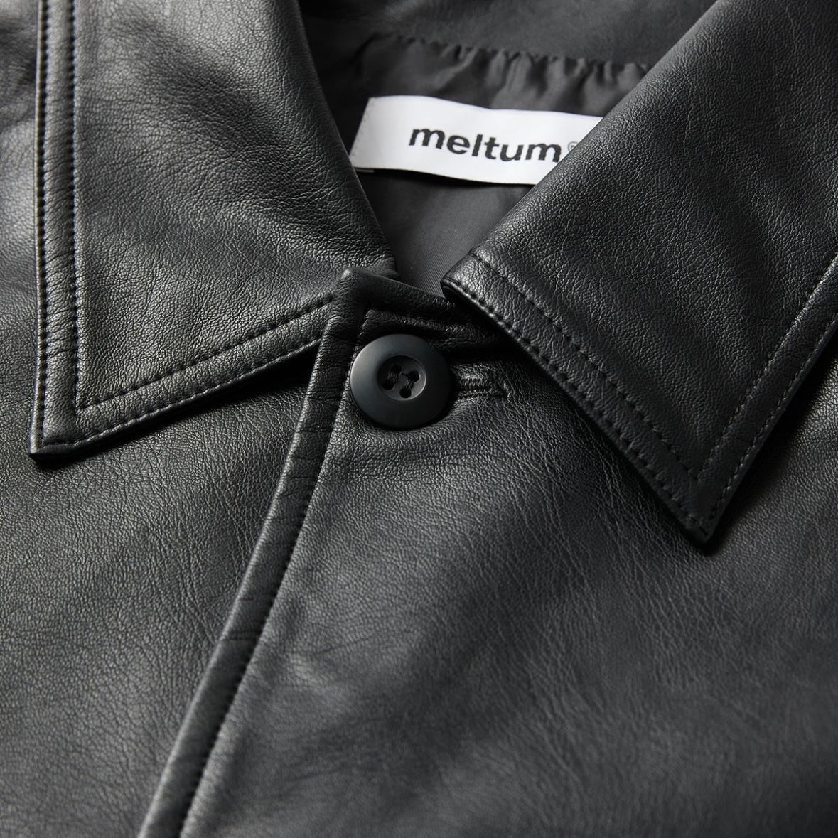 【残り一点】Synthetic Leather Half Coat