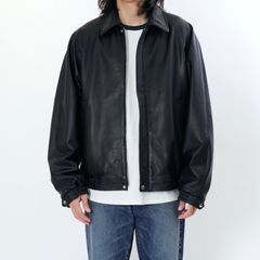 【再販売通知受付可能】Leather Blouson
