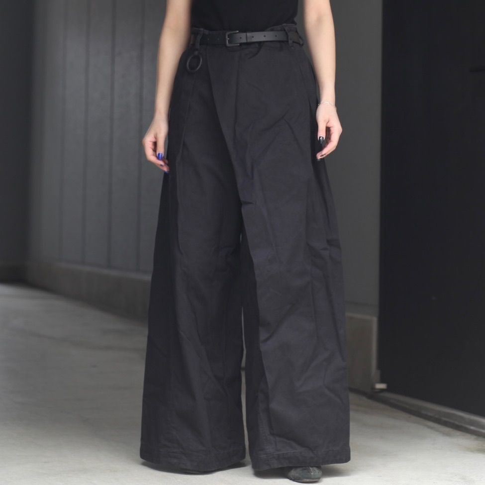 【残り一点】Wrapped Work Trousers With Night-Cut(AGED TWILL)