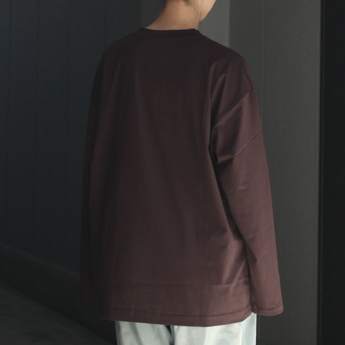【残りわずか】Suvin60/2 Oversized Long-Sleeve T-shirt