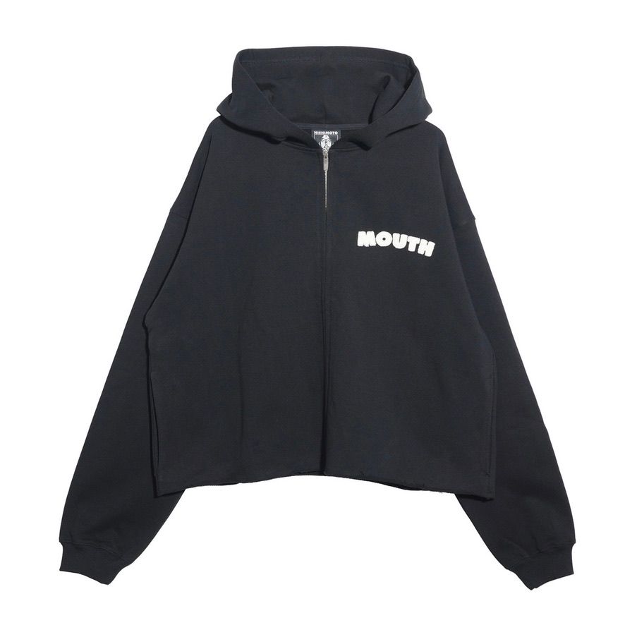 【残り一点】Cut Off Wide Zip Sweat Hoodie