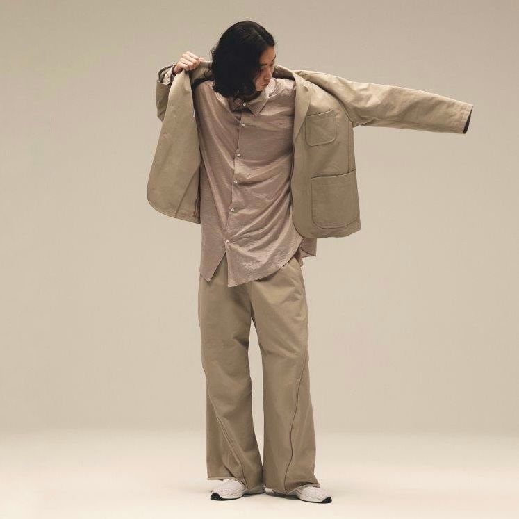 【残り一点】36G Econyl Solid Single Jacket