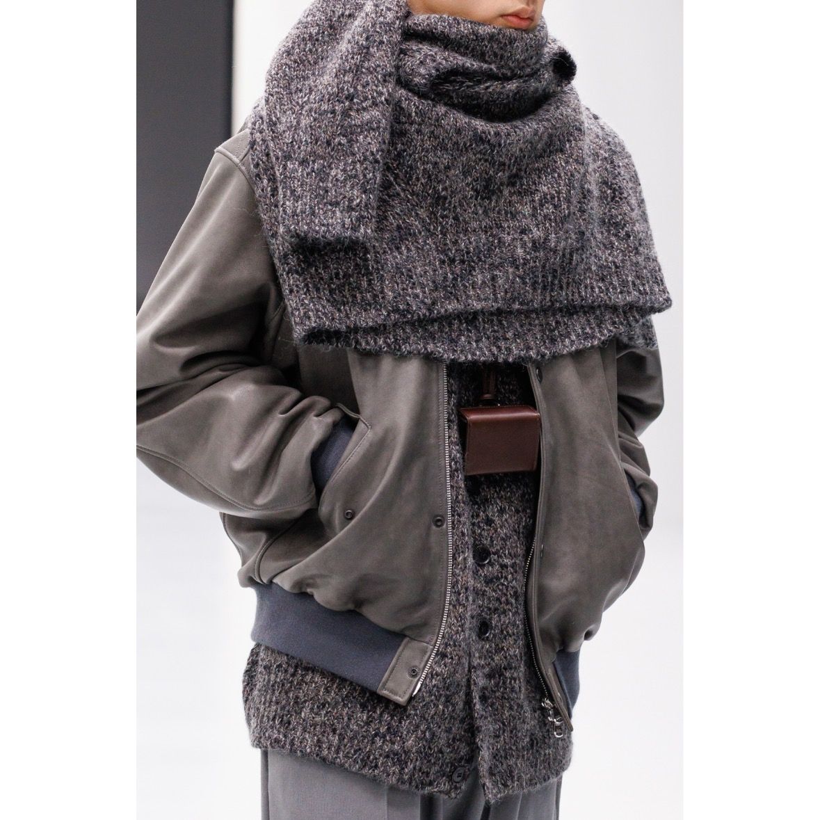 【残り一点】Lamb Leather Bomber Jacket