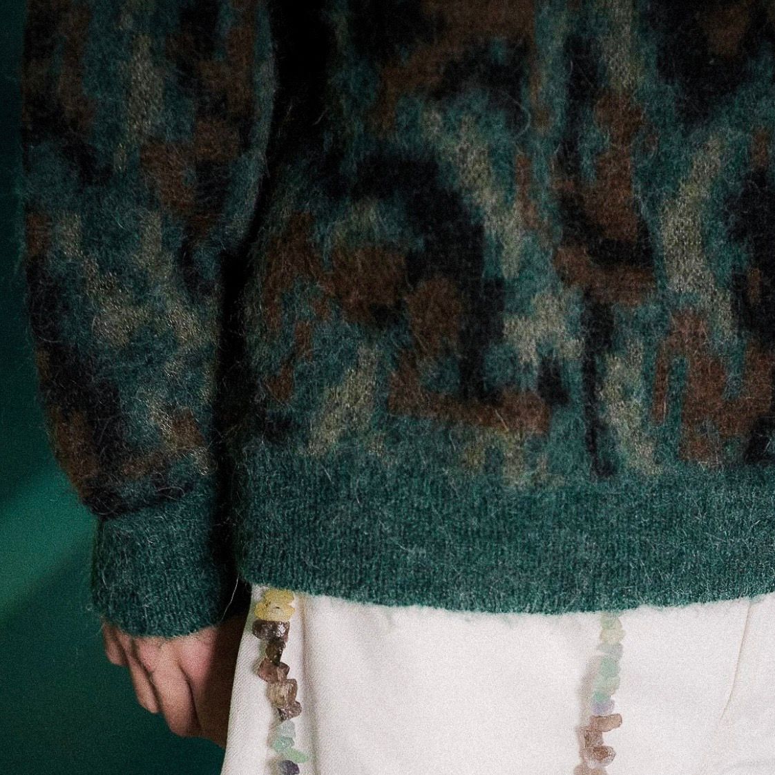 【残り一点】  Sex Camo Mohair Knit