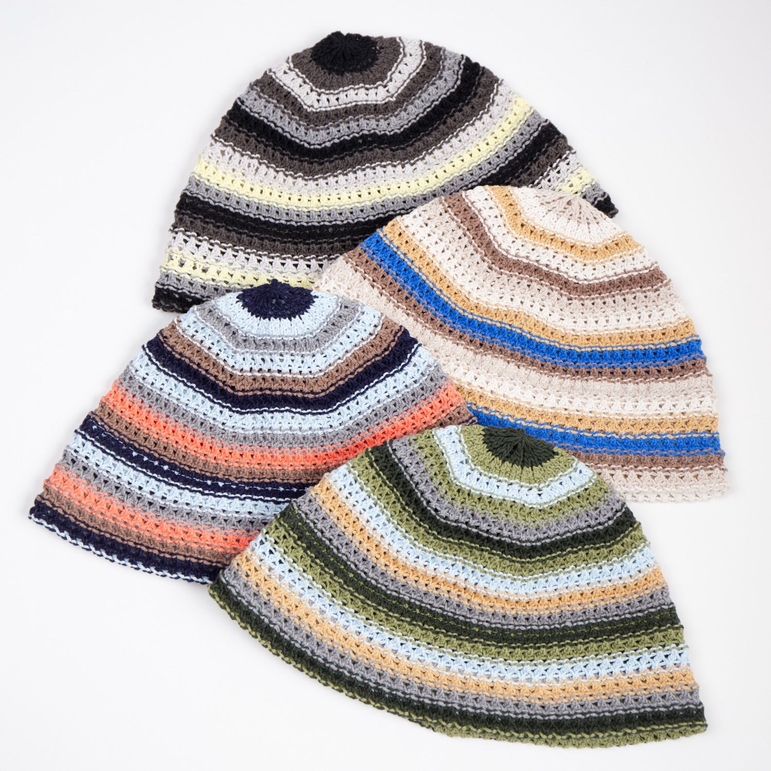 【残り一点】Multi Border Knit Hat
