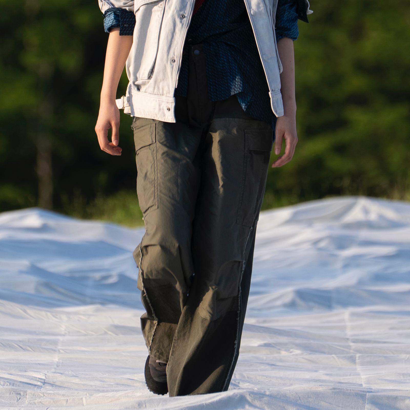 【残り一点】Connected Double Knee Cargo Pants