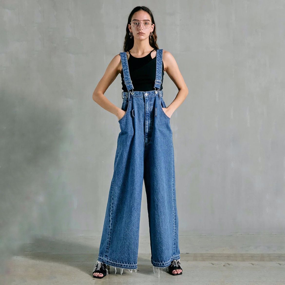 L'Appartement Raw+SUEDE OVERALLS オールインワン