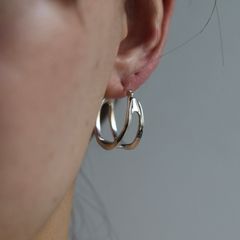 【お取り寄せ注文可能】Anchor Hoop(SILVER_片耳用)