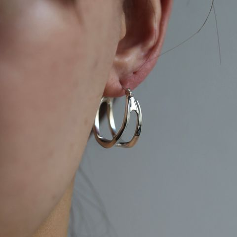 【お取り寄せ注文可能】Anchor Hoop(SILVER_片耳用)