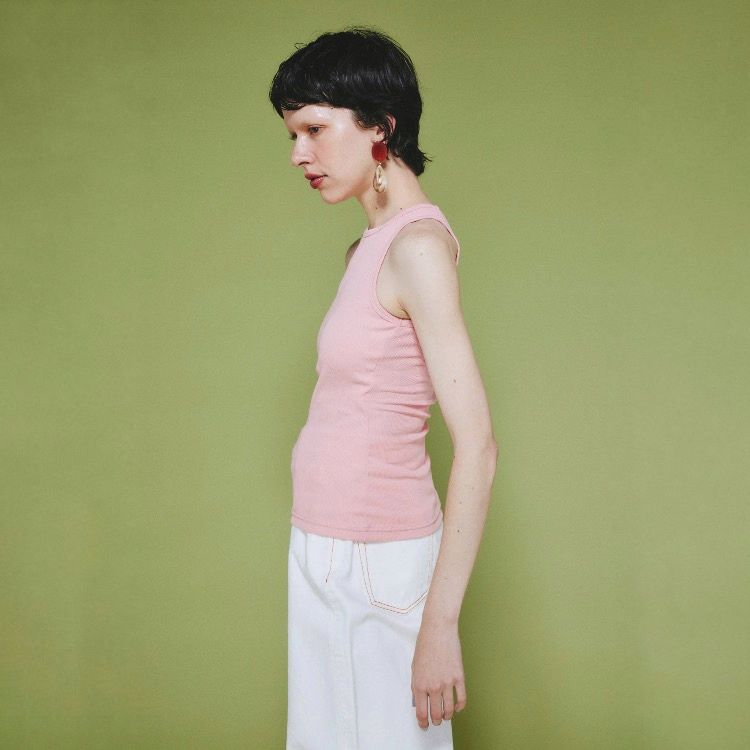 【残り一点】Asymmetry Neck Tank Top