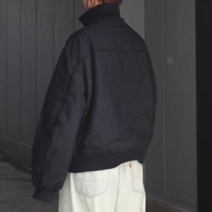 【残り一点】High Collar Bomber Raw Edge