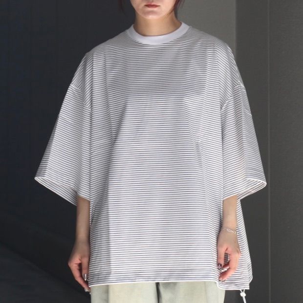 【残りわずか】Balloon Border Short Sleeve T-shirt