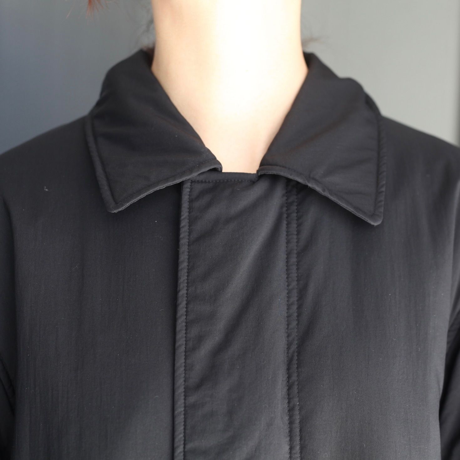 【残り一点】Mat Airly Nylon Wool Padded Harrington Jacket