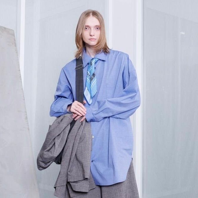 【残り一点】XXXXL レギュラーカラーL/Sシャツ