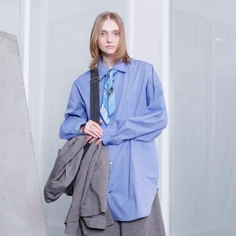 【残り一点】XXXXL レギュラーカラーL/Sシャツ