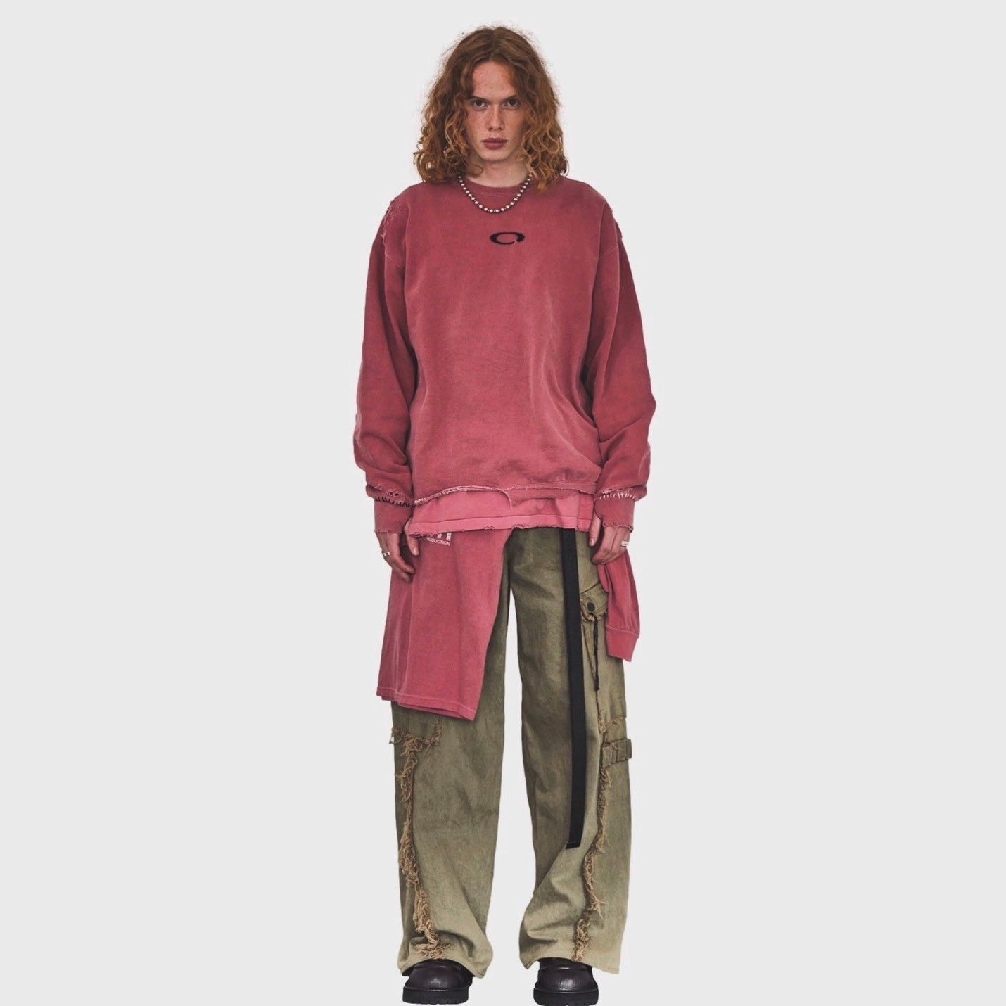 【残りわずか】Slash Seam Twist Cargo Jeans